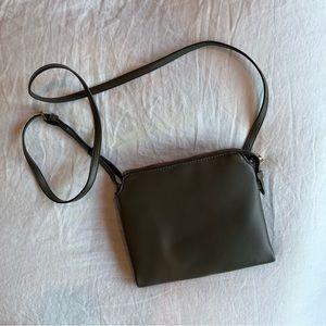 Target A New Day Olive Green Faux Leather Crossbody Purse
